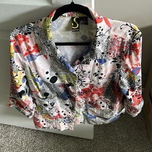 Colorful. Spartelle Medium button top/jacket